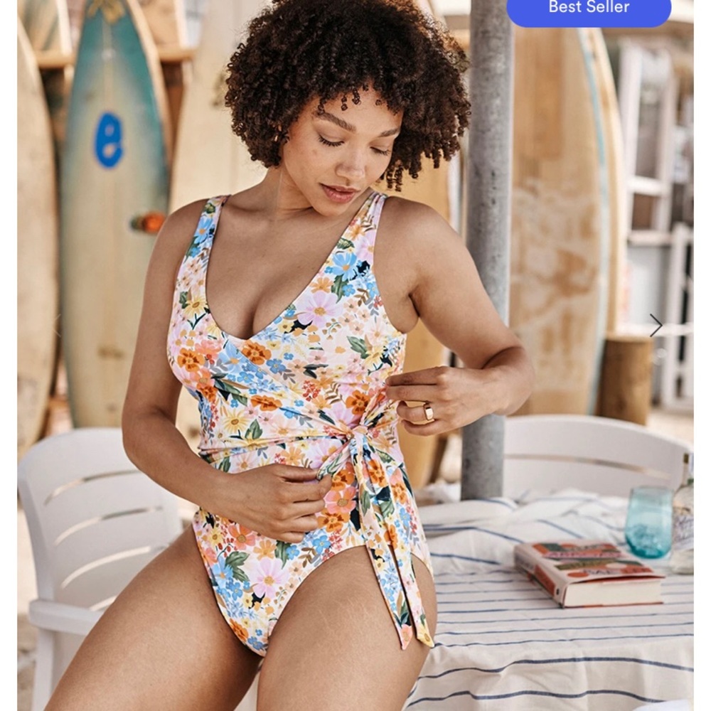 Rifle Paper Co x Summersalt size 6 swimsuit